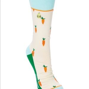 Carrot Woven Pear Socks